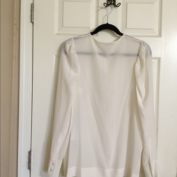 Stella McCartney silk cream blouse size 48 - Picture 2 of 11